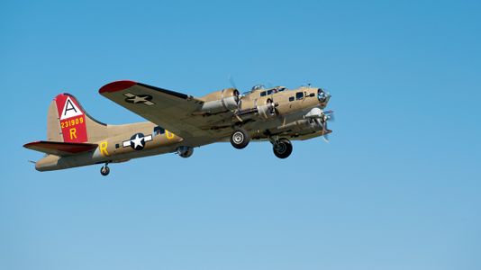 Flying Fortress -B17  in Beverly, Collings Foundation Wings of Freedom Tour