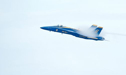 The Blue Angels F-18 Superhornets High Speed Vapor