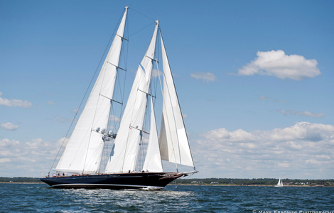 Meteor at the Newport Bucket Regatta in Newport, RI 2014