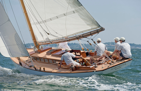 Classic Herreshoff NY 30 Amorita at the NYYC 161st Annual Regatta