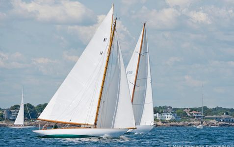 Classic Yacht Cara Mia and Wester Till in Marblehead, MA
