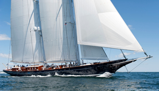 Newport Bucket Regatta 2014 Royal Huisman Schooner Meteor at the Newport Bucket Regatta in Newport, RI 2014
