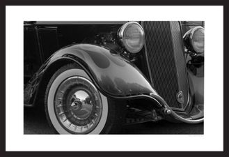 Vintage Classic Cars Art Prints For Home Office Interior