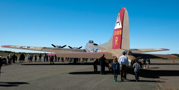 Flying Fortress - B17 in Beverly for the Collings Foundation Wings of Freedom Tour