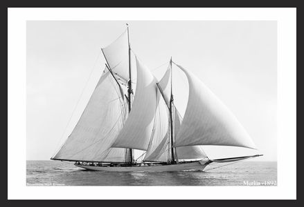Vintage Sailboats - Restored Sailing Art Prints for Home & Office