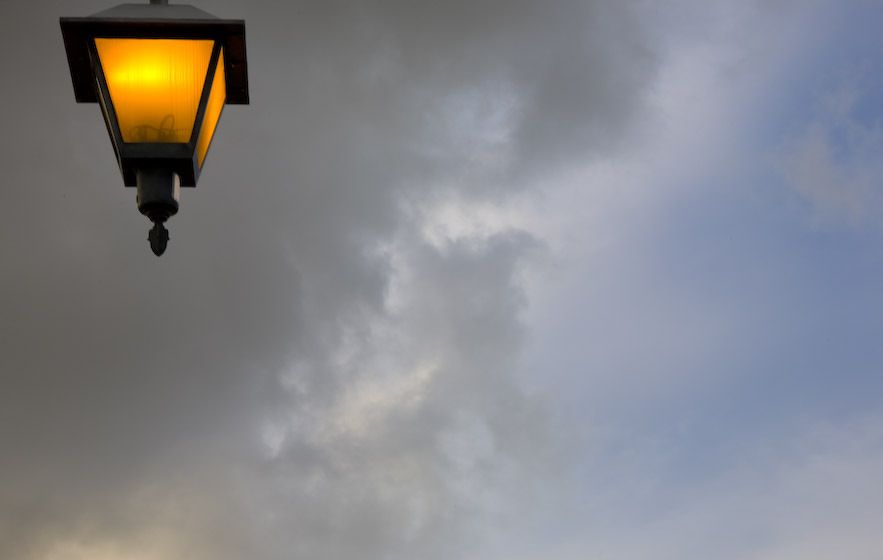 Lamp Post-Unique abstract urban landscapes photo images by San Francisco photographer Paolo Diego Salcido
