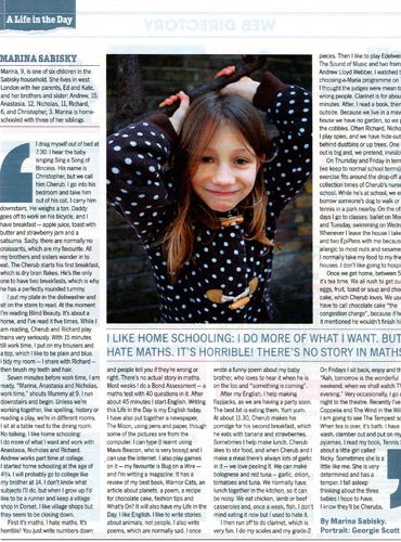 Marina Sobisky for Sunday Times magazine. 1marina_sabisky.jpg