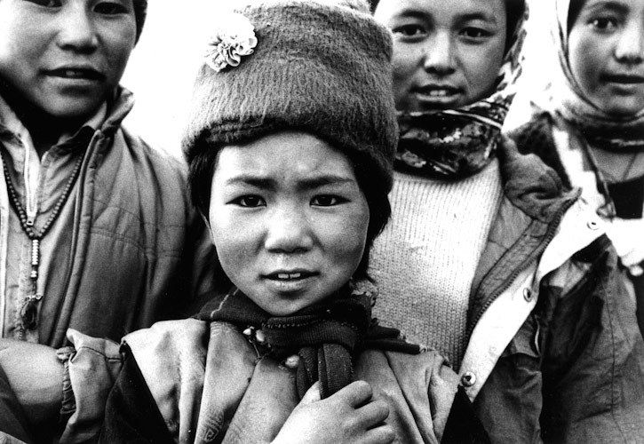 Novice Buddhist Nuns. Lingshed Labrang Monastery, Ladakh, Indian Himalaya. 1ladakh_children.jpg
