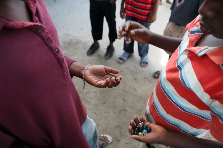 Rumsfeldt Child Care Centre in the Riverdam community. Children who attend the centre receive a free evening meal and access to toys and adults to listen to their problems and thoughts.Georgetown, Guyana. 1guyana_child_abuse_23.jpg