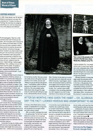 Sister Wendy for The Sunday Times Magazine. 1sister_wendy.jpg