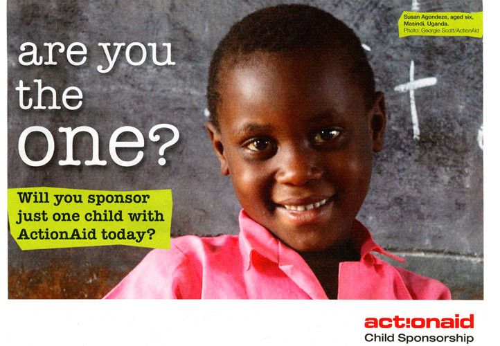 Child Sponsorship Tube and Press fundraising appeal. Shot in Uganda for ActionAid.