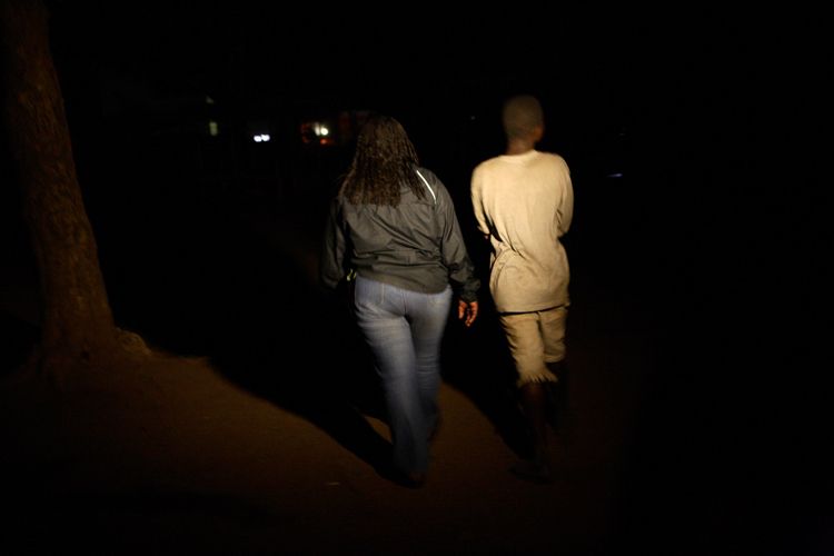 Irene, from the Chisomo Street Children project in Lilongwe, Malawi looks for children sleeping rough on shop Verandahs, Markets and alleys. Once found the young people are invited to visit Chisomo for food, a wash, support and counselling. 1malawi_street_child_11.jpg