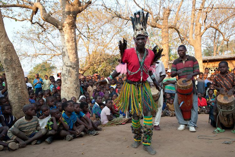 Kaznwa Chipeleka, spiritual dancer at Kawaz school, Malawi. 1malawi_traditional_dance_2.jpg