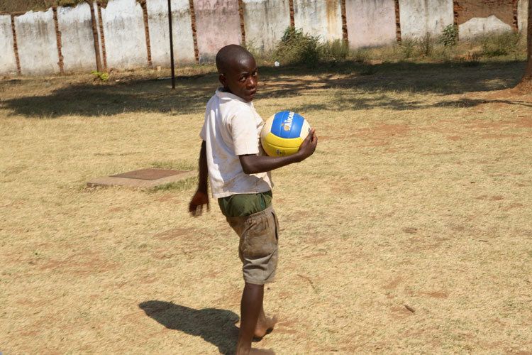 Liganga,13 years old, plays football at Chisomo centre for street children, Lilongwe, Malawi. 1malawi_street_child_2.jpg