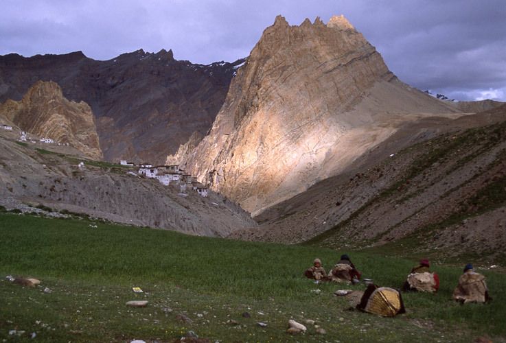 Women and Children farming in the Himalaya. Ladakh, India. 1ladakh_mountains_farming.jpg