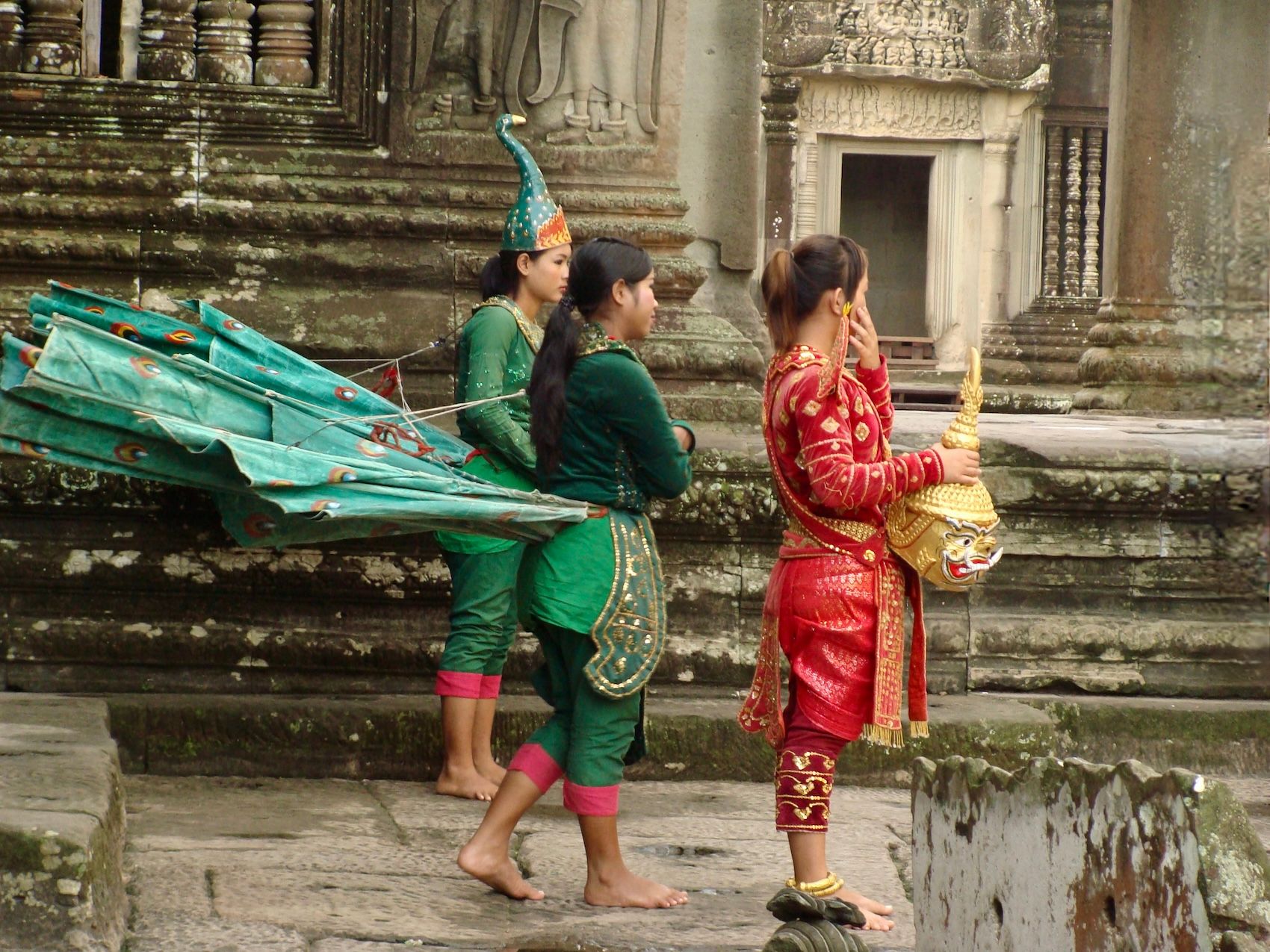 Angkor Wat Cambodia characters.JPG
