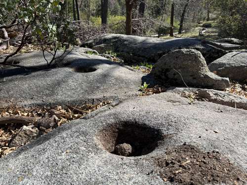 Indian Metate at Heart Rock