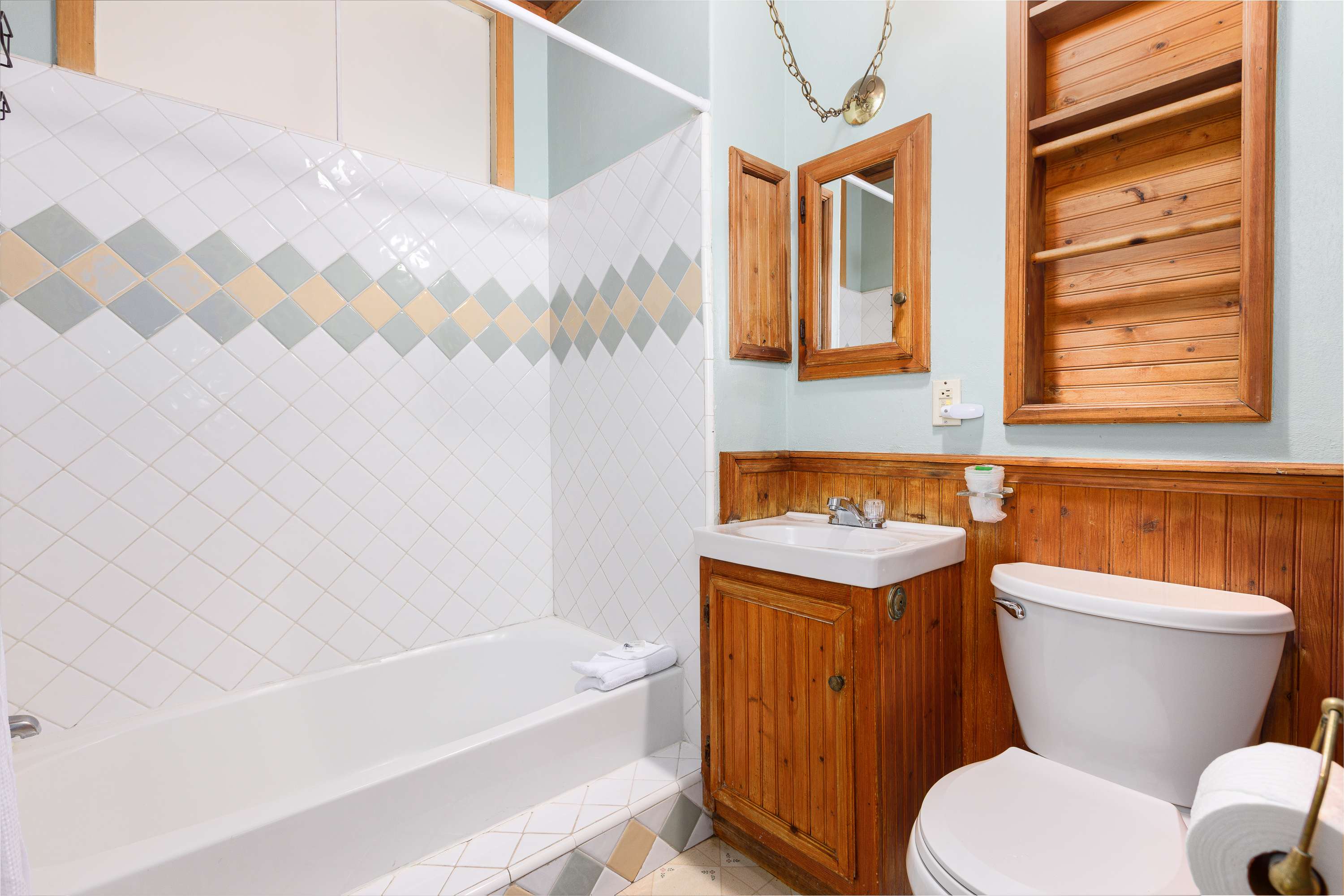 Strawberry Downstairs Bathroom 1