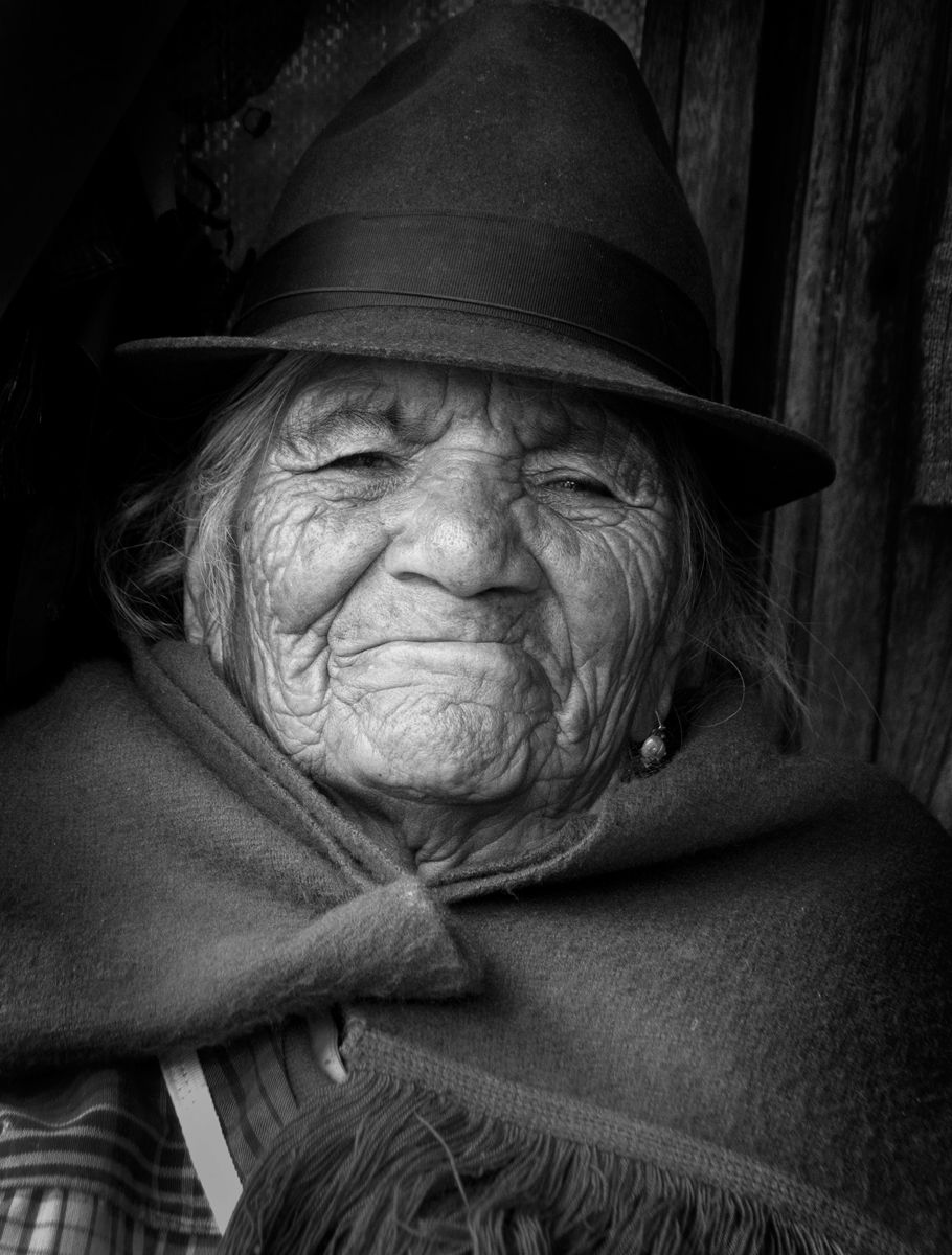 Ecuadorian woman. Quito 2013