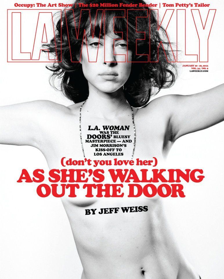 LA Weekly cover for anniversary of LA Woman