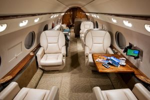Gulfstream G550 Jet Interior