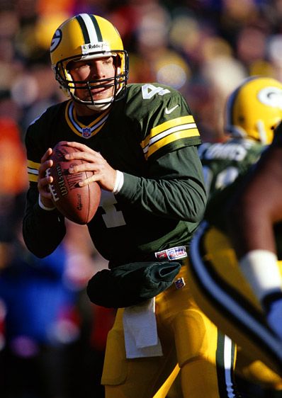 Brett Favre of the Green Bay Packers