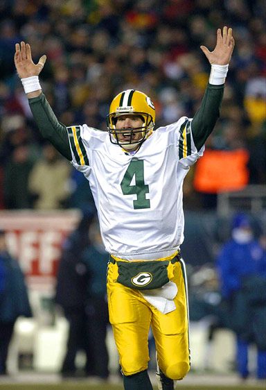 Brett Favre of the Green Bay Packers