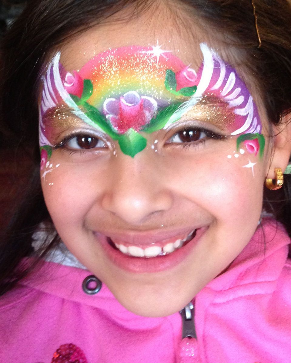 Chicago Face Painting Valery Lanotte - Rose Garden Fairy