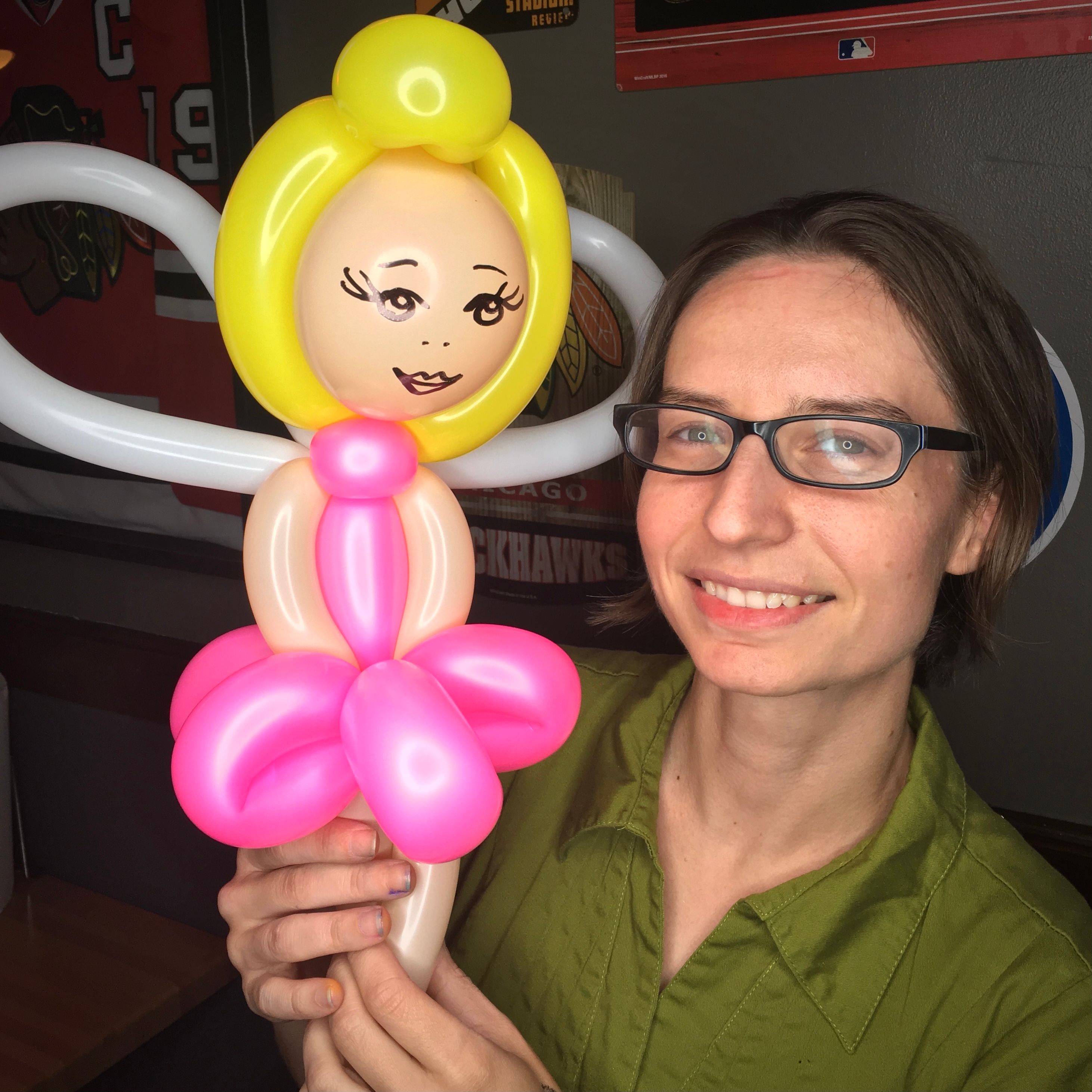 Fairy princess balloon twisting