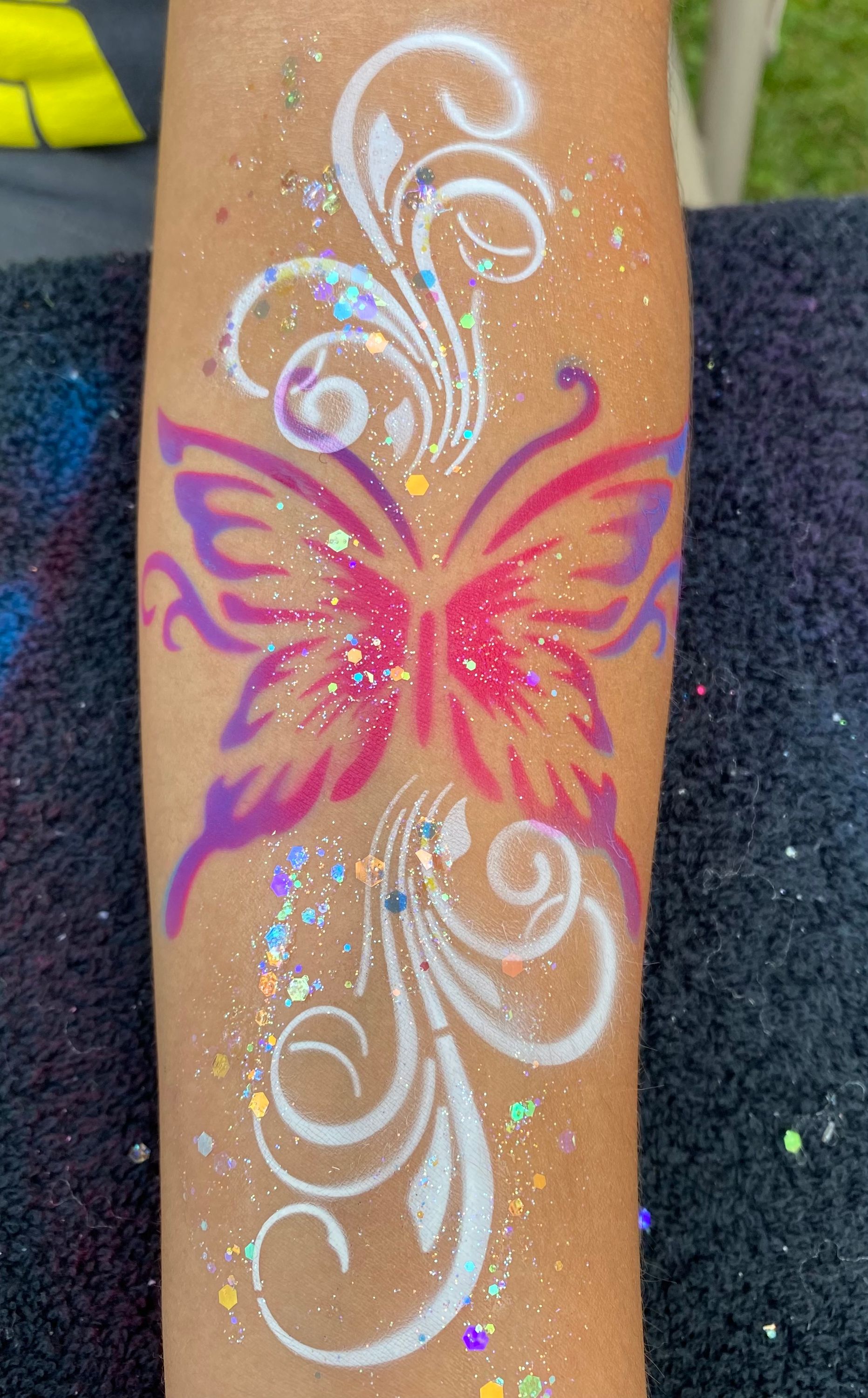 Airbrush tattoo - Butterfly