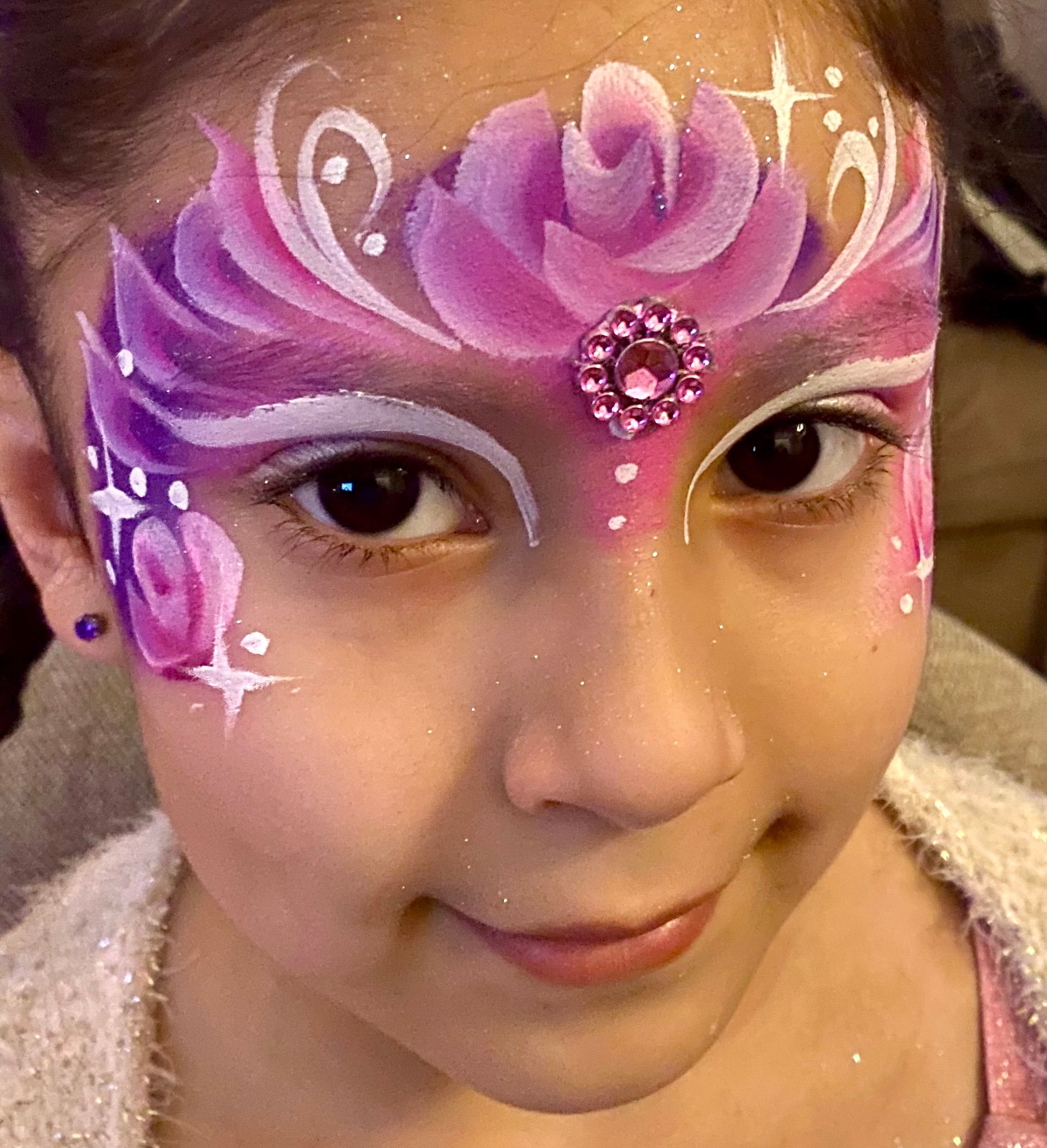 Rose Fairy Face Paint