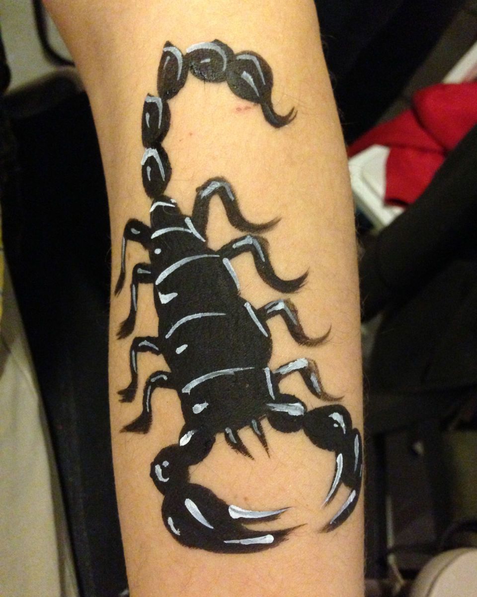 Chicago Face Painting Valery Lanotte - Scorpion