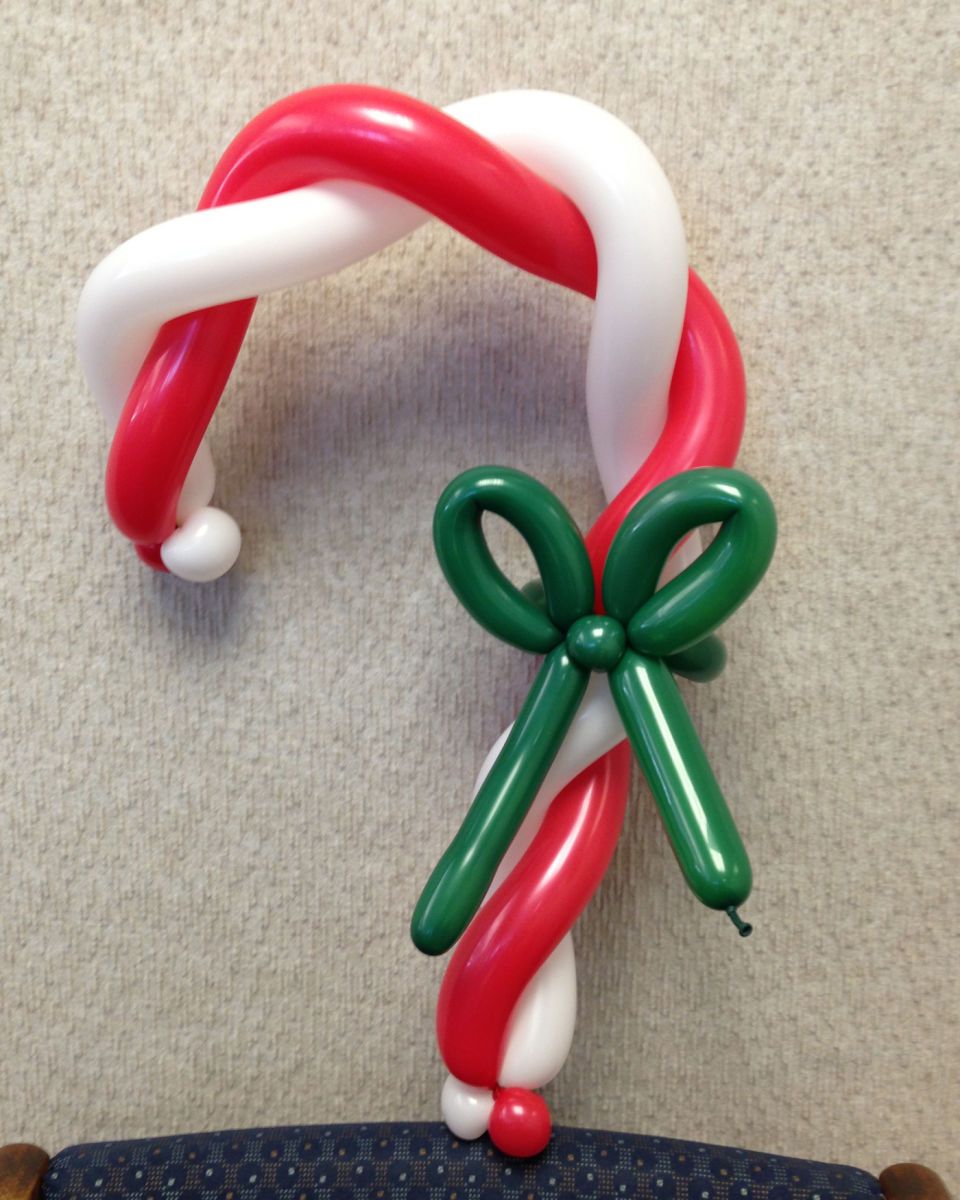 Chicago Balloon Twisting Valery Lanotte - Candy Cane