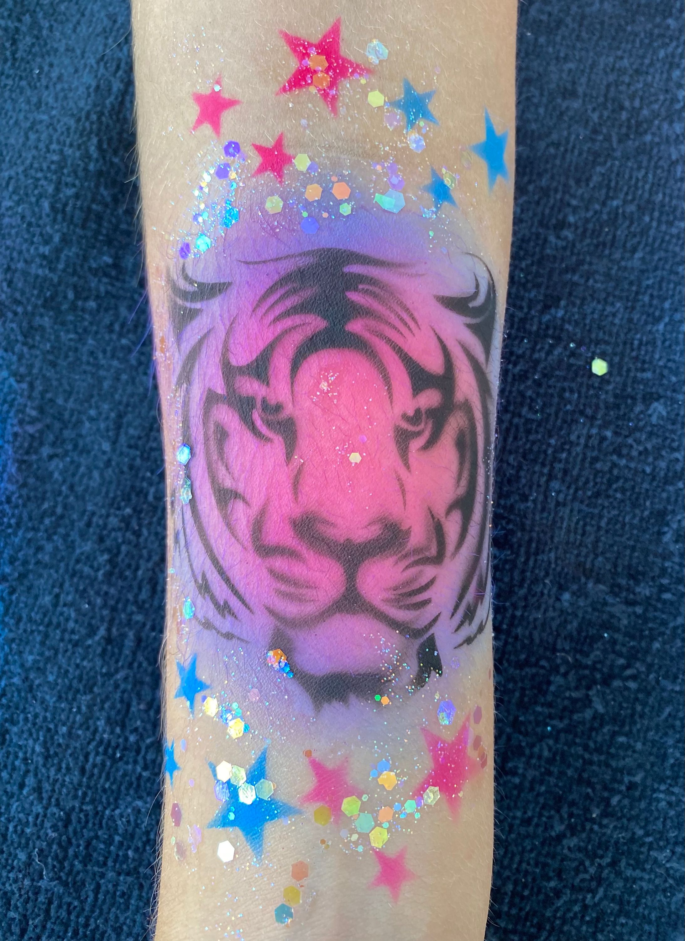 Face Painting by Valery - Airbrush Tattoo - Tiger