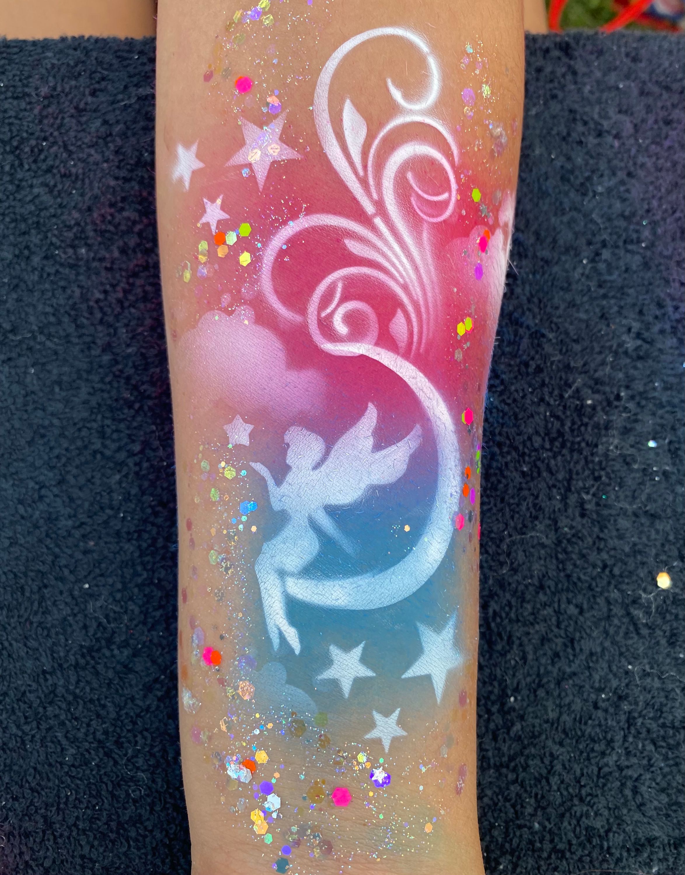 Airbrush tattoo - Fairy