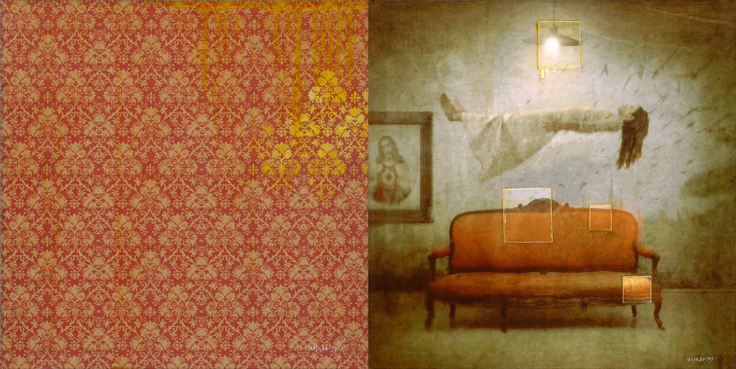 attracted by light (diptych)