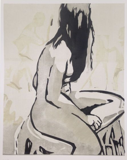 Woodcut, 25" x 20", 2015 Three