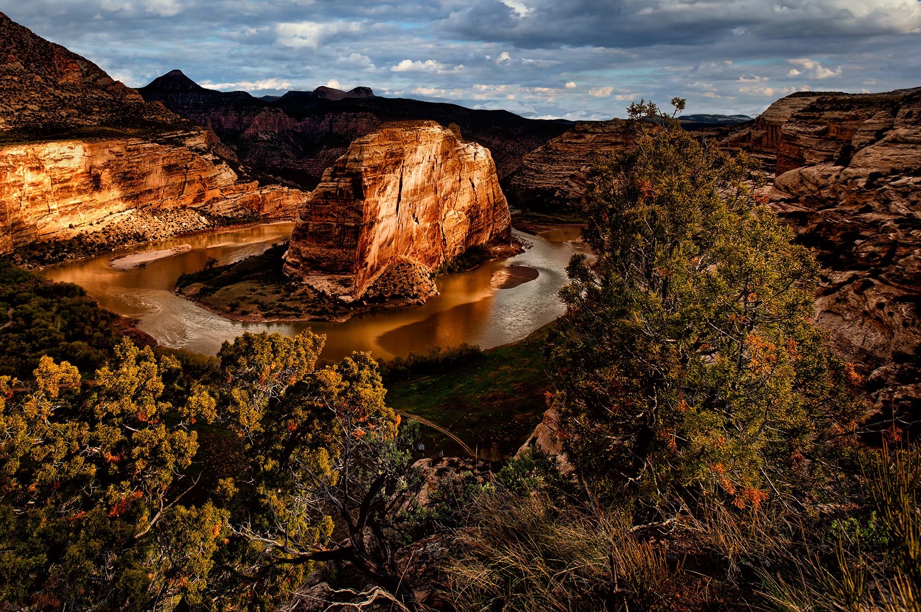 Steamboat Rock, Echo Park, Dinosaur National Monument, Colorado