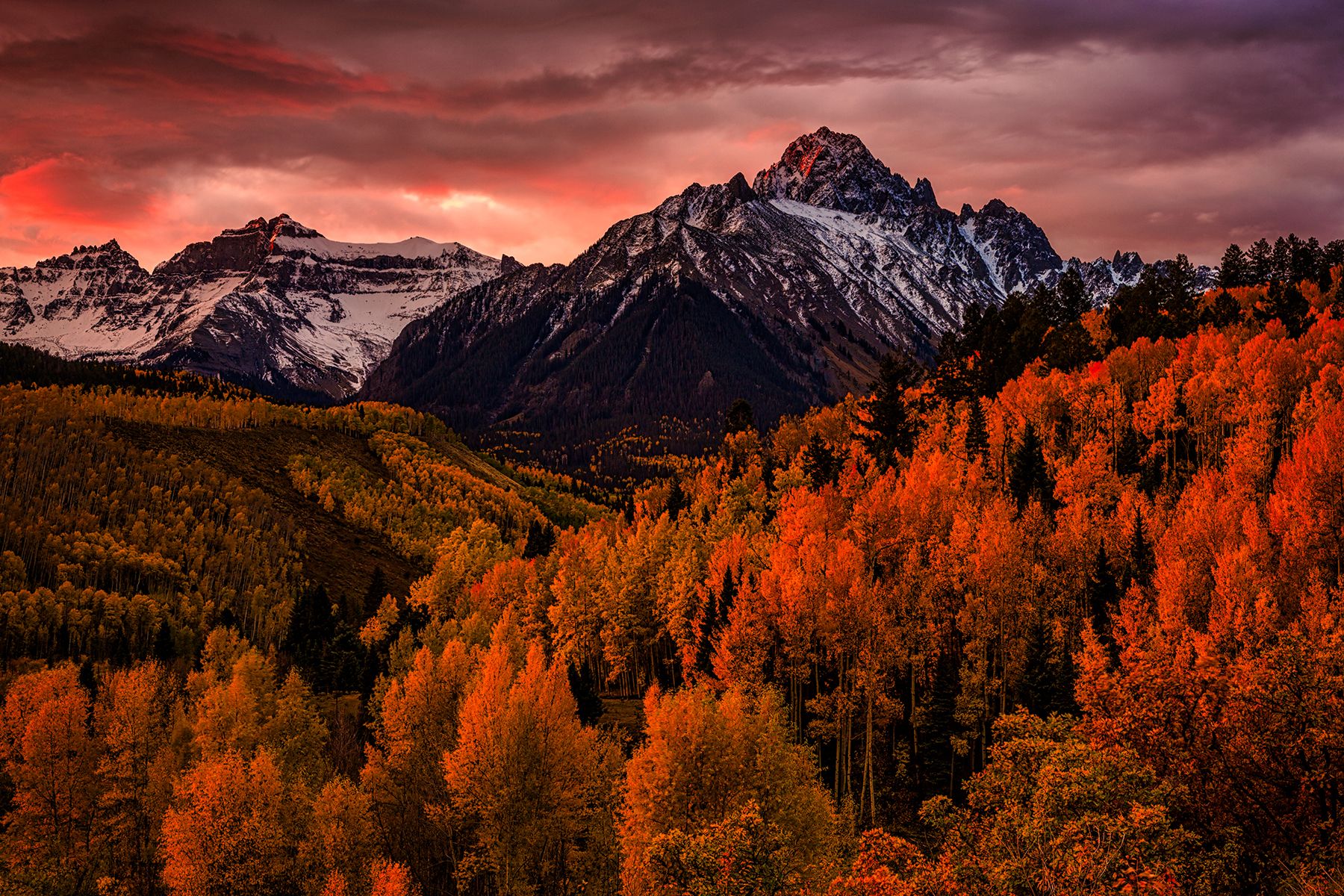 Autumn Storm, Mt. Sneffels, Colorado