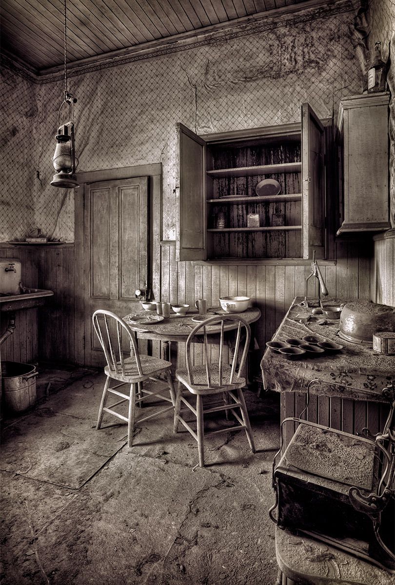 Kitchen, Miller House, Bodie Ghost Town, California