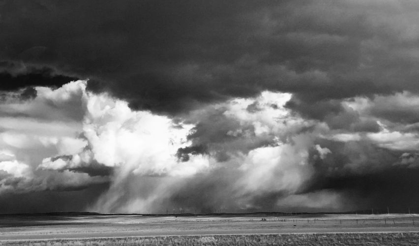   Rainstorm, the Bighorn Mountains, Wyoming
