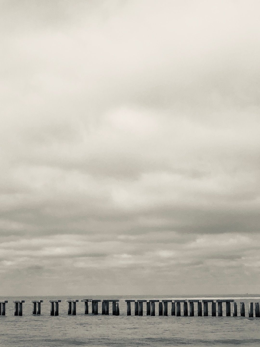 Where the Divine Meets the Sea, old docks at Boca Grande, Florida