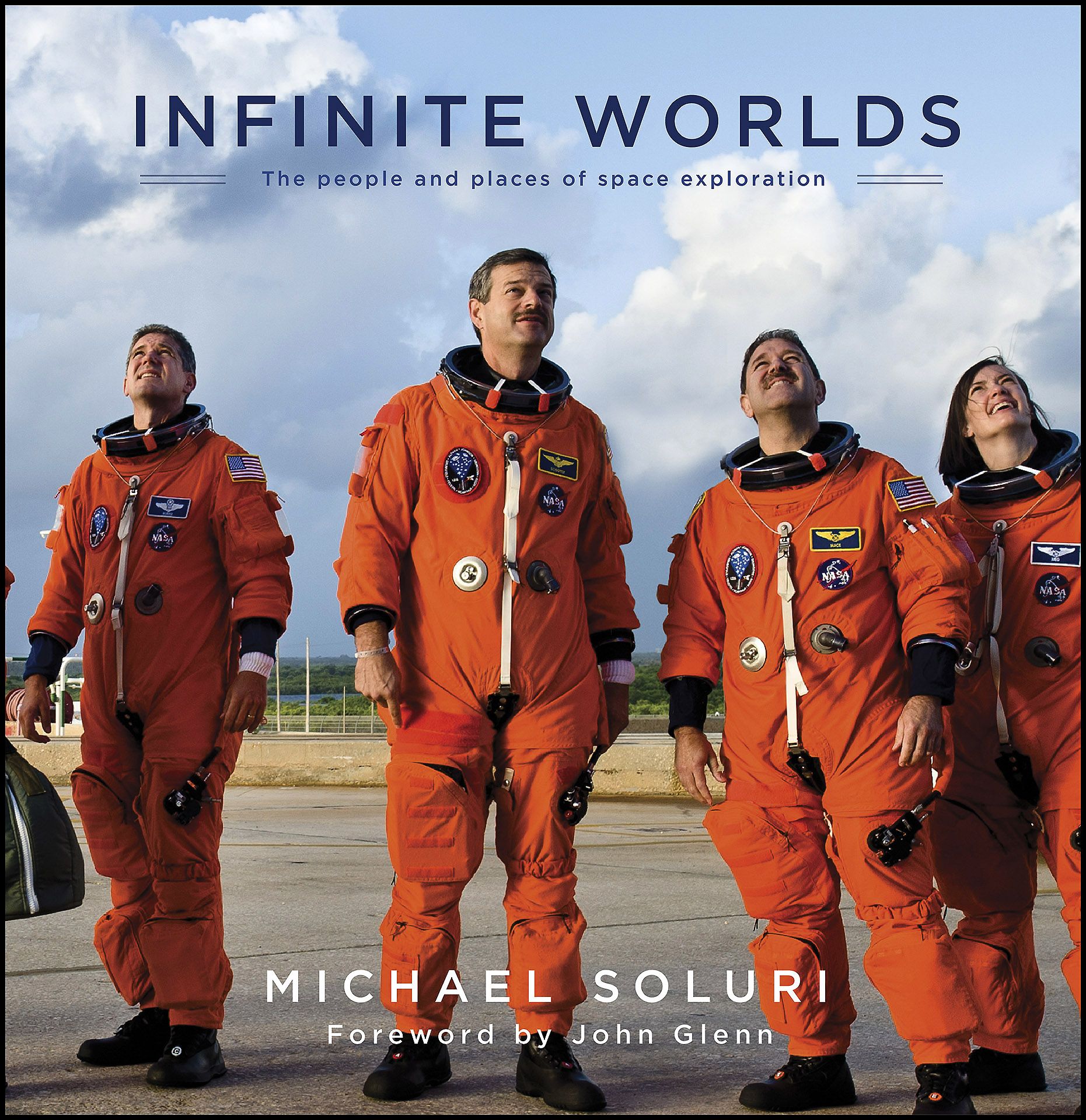 COVER of Infinite Worlds - the people and places of space eploration