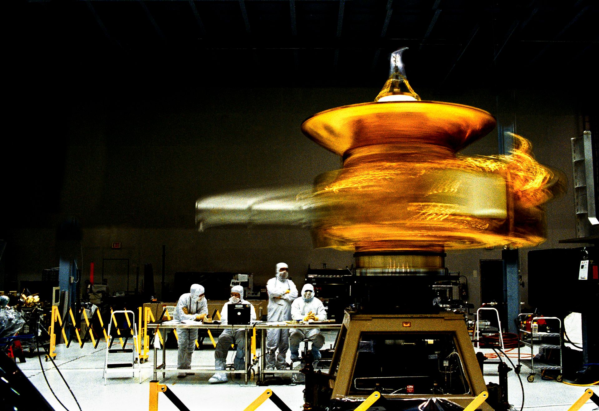 NASA New Horizons space craft Spin Test: June 2005