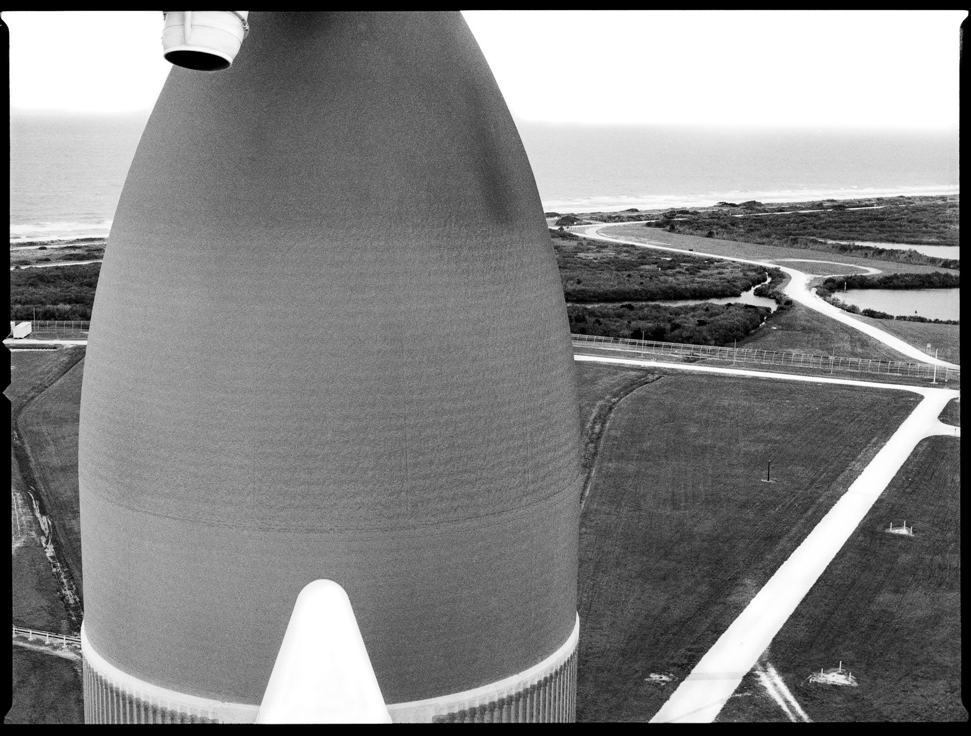 Nose cone of the Space Shuttle's External Fuel Tank