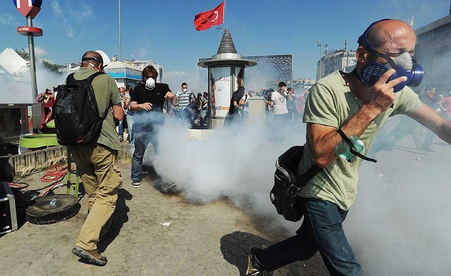 Street protests over Erdogan's rule in Turkey turn violent