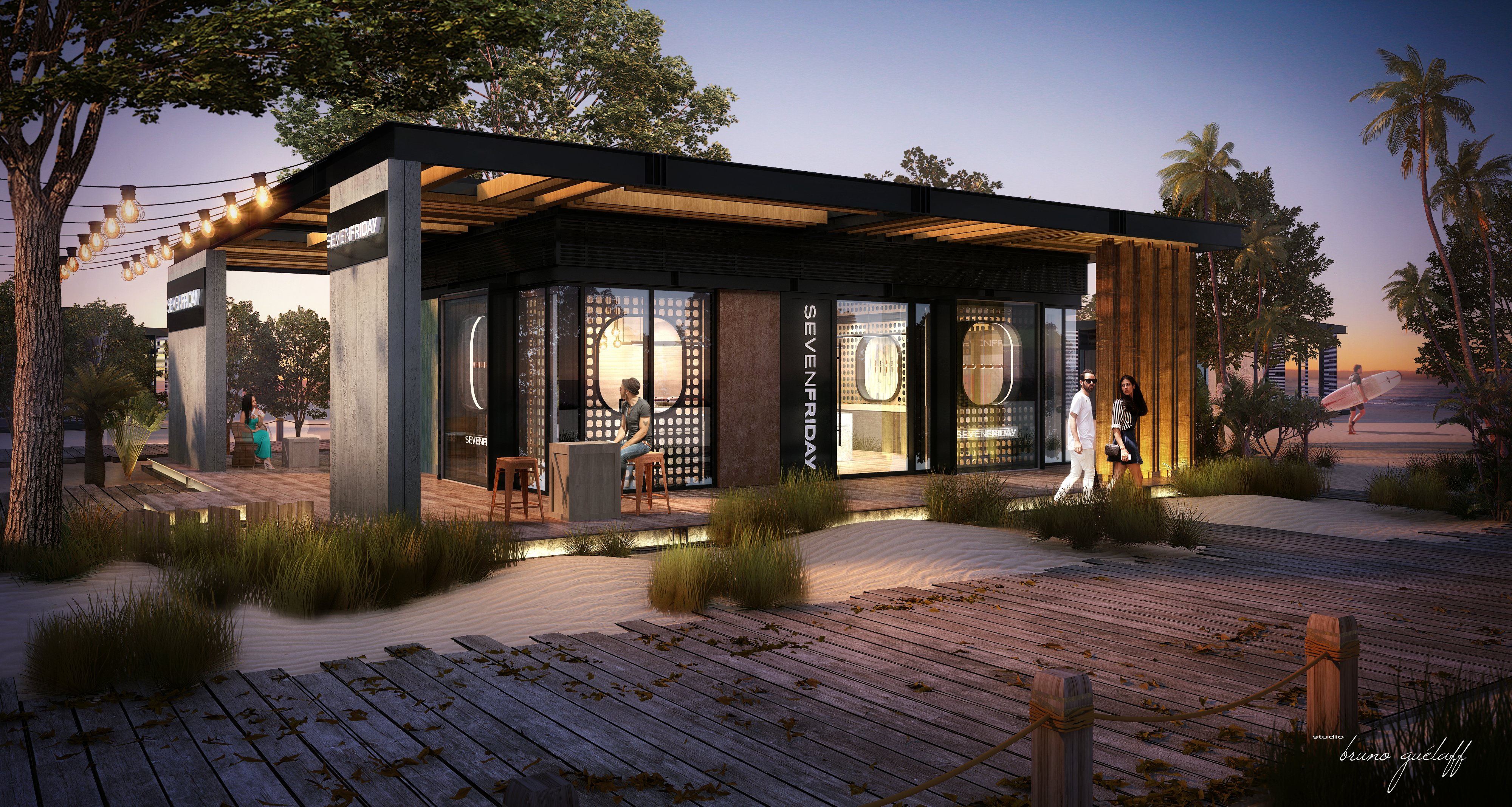 Seven Friday Watch Store Design