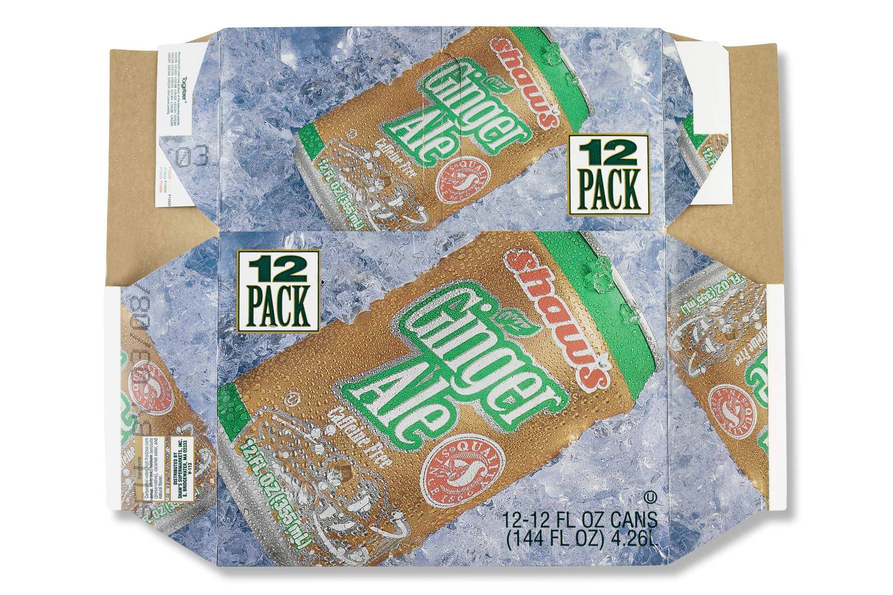 Shaw's Ginger Ale Packaging