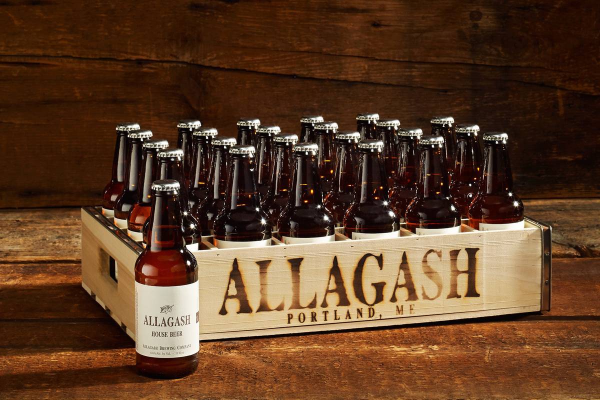 Allagash House Beer Wooden Crate