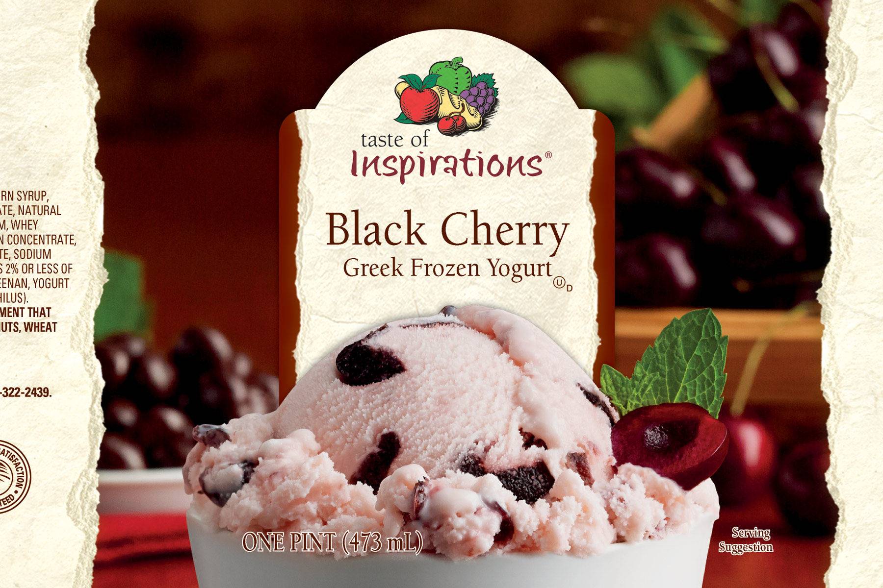 Black Cherry Frozen Yogurt